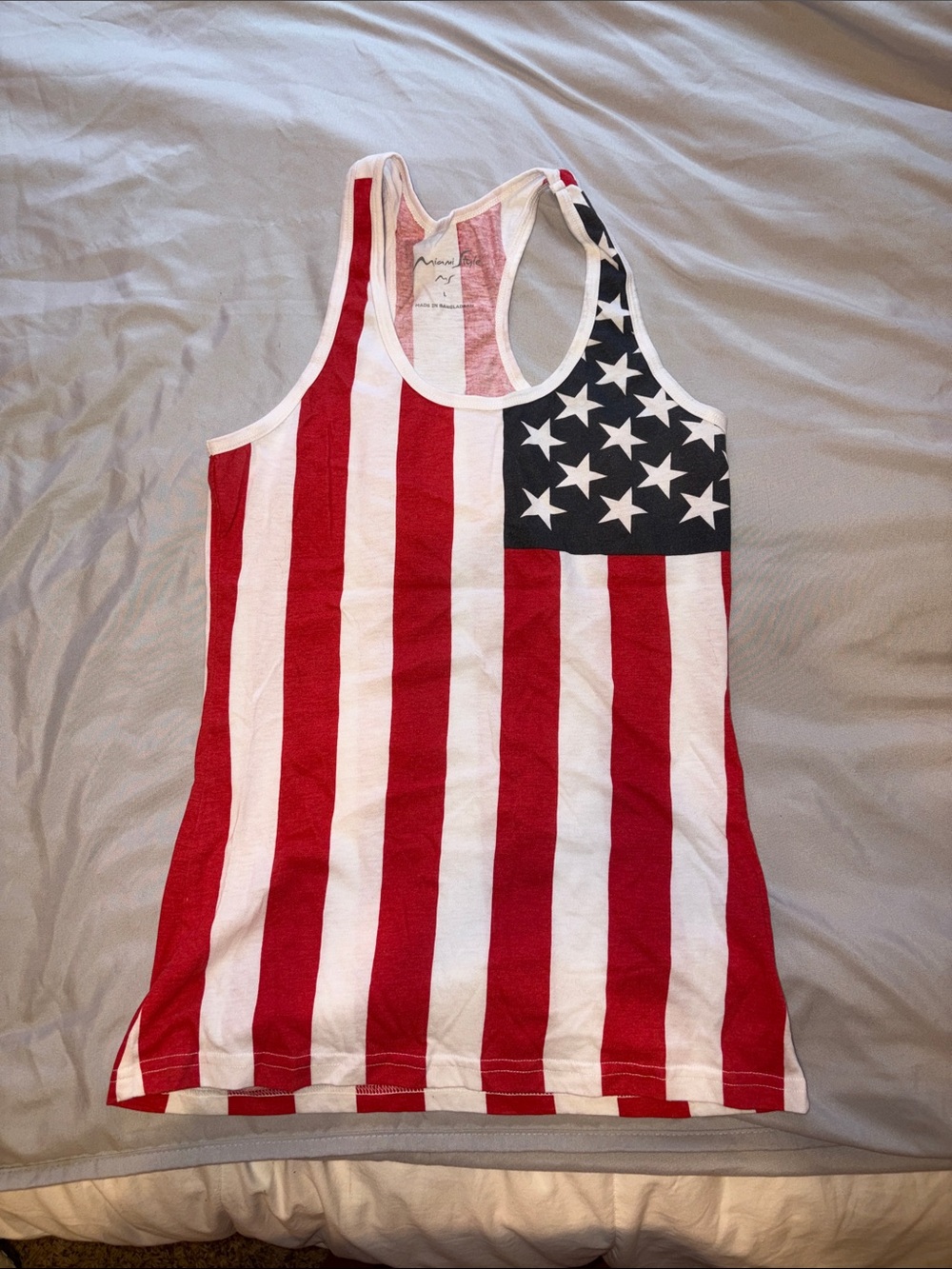 American Flag Tank Top - Red, White & Blue